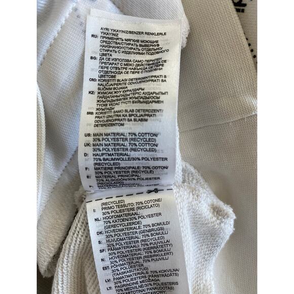 Adidas Women’s Core Fav Hoodie Sweatshirt Casual Regular Fit White Black Small - Picture 7 of 8